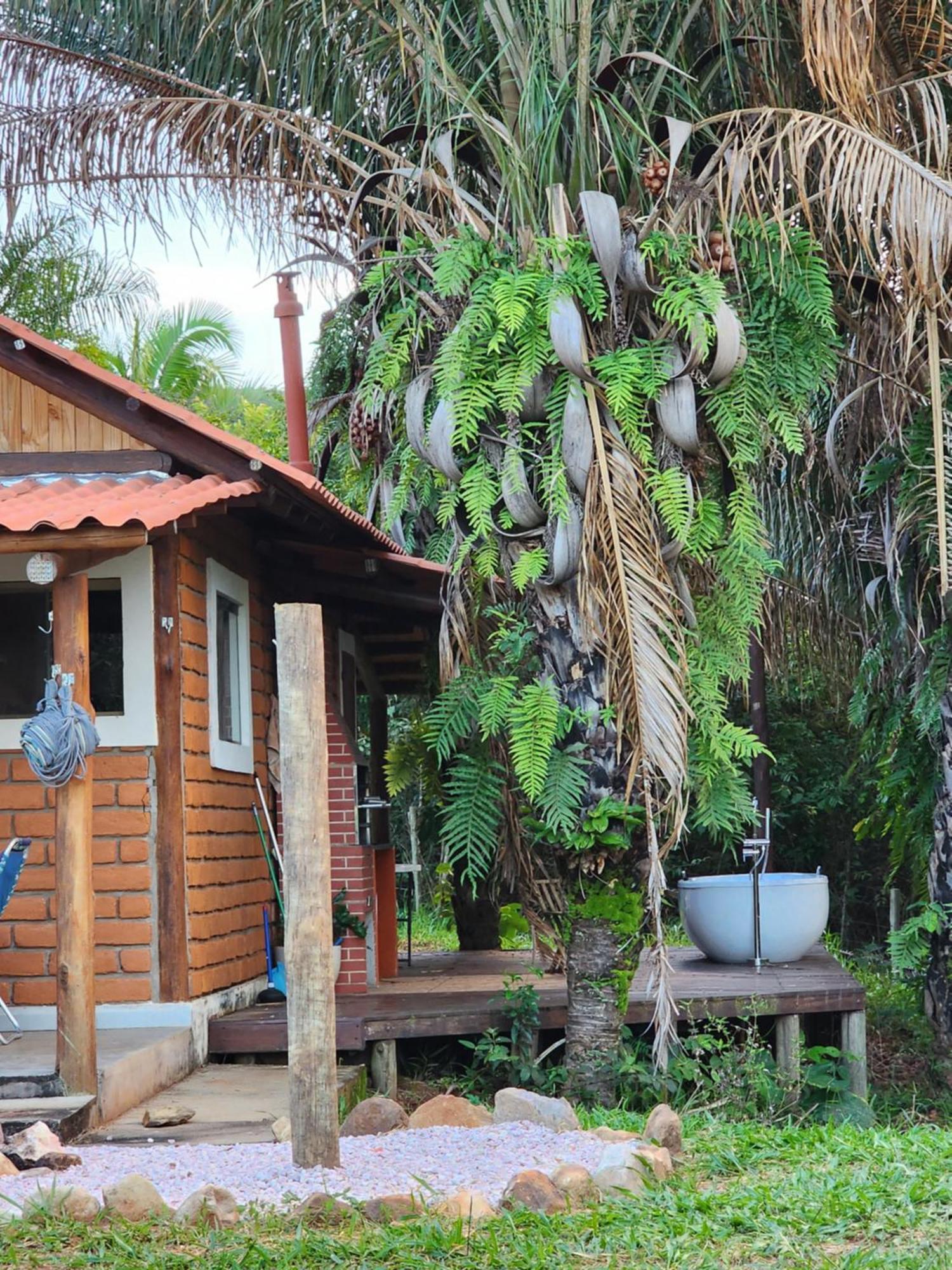 Refugio No Meio Da Natureza - Chale Pe De Serra Alto Paraíso de Goiás Eksteriør billede